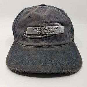 District Threads Ryan Newman Fan Club Embroidered Strapback Ball Hat Cap Black